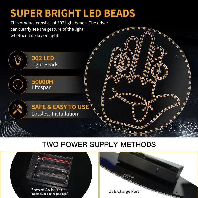 Interaktywna Lampka LED "Fun Gesture"